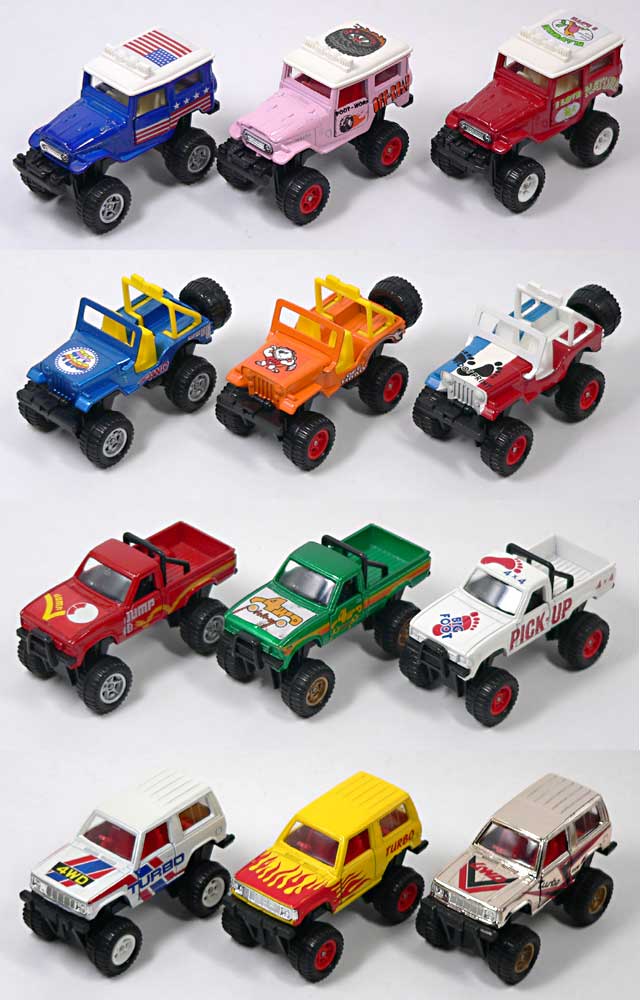 超希少 トミカ ビックタイヤシリーズ トヨタハイラックス 4WD 日本製